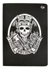 Блокнот А6 48 аркушів Чорна серія Fortuna