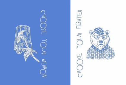 Блокнот А6 48 аркушів Two in One blue