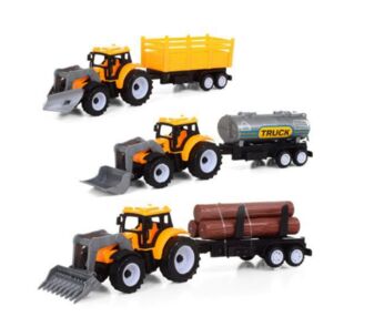 Будтехніка з причепом рухомі деталі 3 види 1669-151-3-4