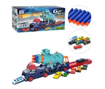 Трейлер машинки 8 штук стріляє мякими кулями 10 штук