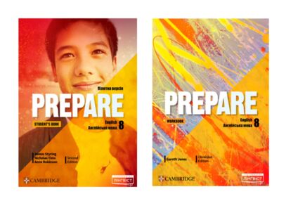 Prepare 8 клас КОМПЛЕКТ Student's Book + Workbook підручник і зошит Prepare 8 клас КОМПЛЕКТ Student's Book + Workbook підручник і зошит