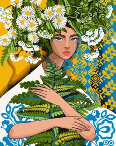 Розпис по номерах 40х50 10028-АС Івана Купала "Art Craft" арт крафт