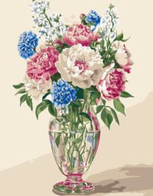 Розпис по номерах 40х50 13166-АС Букет польових квітів "Art Craft" арт крафт