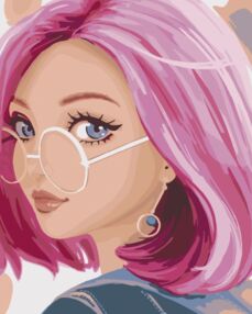 Розпис по номерах 40х50 504016-NC Кокетливий погляд "Art Craft" арт крафт