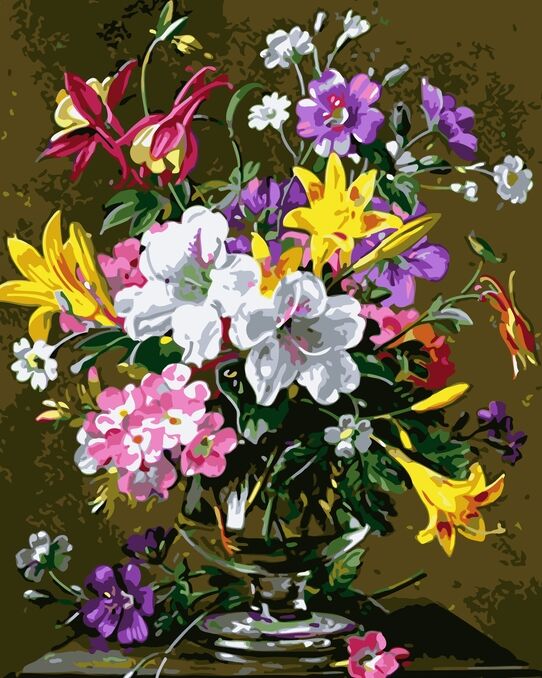 Розпис по номерах 40х50 504028-NC Квітковий салют Art Craft арт крафт Ціна (цена) 0.10грн. | придбати  купити (купить) Розпис по номерах 40х50 504028-NC Квітковий салют Art Craft арт крафт доставка по Украине, купить книгу, детские игрушки, компакт диски 0