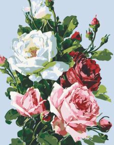 Розпис по номерах 40х50 504035-АС Трояндова грація "Art Craft" арт крафт