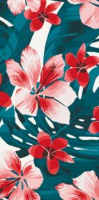 Розпис по номерах 40х80 13059-АС Тропічні квіти "Art Craft" арт крафт