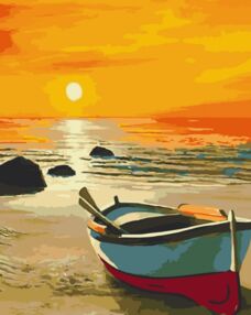 Розпис по номерах 40х50 10568-АС Теплий вечір "Art Craft" арт крафт