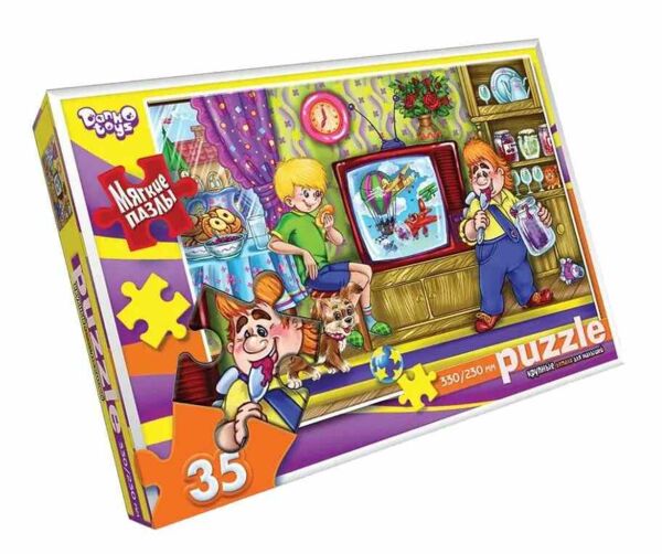 И Пазли 35ел мягкие 35-10-02 Малюк і Карлсон Danko toys Ціна (цена) 50.00грн. | придбати  купити (купить) И Пазли 35ел мягкие 35-10-02 Малюк і Карлсон Danko toys доставка по Украине, купить книгу, детские игрушки, компакт диски 0