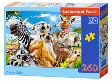 пазли castorland 260 елементів африканське селфі артикул 27552