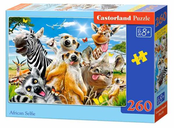 пазли castorland 260 елементів африканське селфі артикул 27552 Ціна (цена) 110.50грн. | придбати  купити (купить) пазли castorland 260 елементів африканське селфі артикул 27552 доставка по Украине, купить книгу, детские игрушки, компакт диски 0