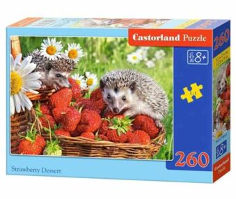 пазли castorland 260 елементів Їжак та полуниця артикул 27484