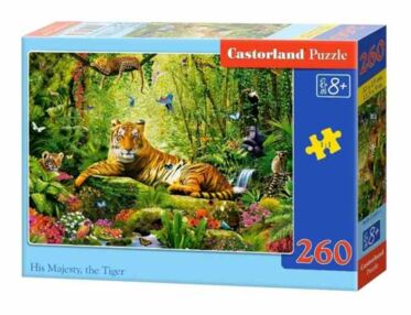 пазли castorland 260 елементів його величність тигр артикул 27569