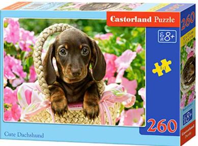 пазли castorland 260 елементів песик артикул 27514