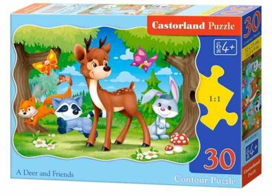 пазли castorland 30 елементів бембі артикул 03570