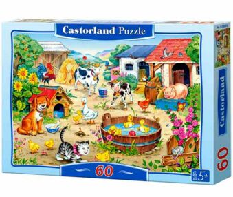 пазли castorland 60 елементів ферма артикул 06489