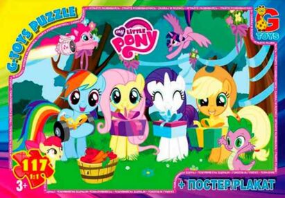 пазли 117 елементів G-Toys Little pony артикул MLP012