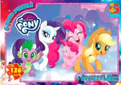 пазли 117 елементів G-Toys Little pony артикул MLP015