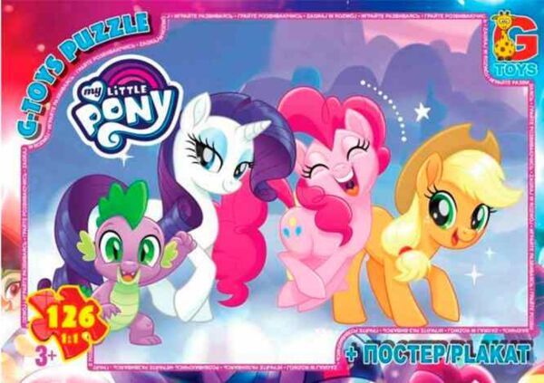 пазли 117 елементів G-Toys Little pony артикул MLP015 Ціна (цена) 65.60грн. | придбати  купити (купить) пазли 117 елементів G-Toys Little pony артикул MLP015 доставка по Украине, купить книгу, детские игрушки, компакт диски 0