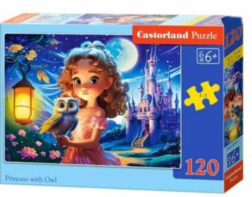 пазли castorland 120 елементів Princess with Owl артикул 13593