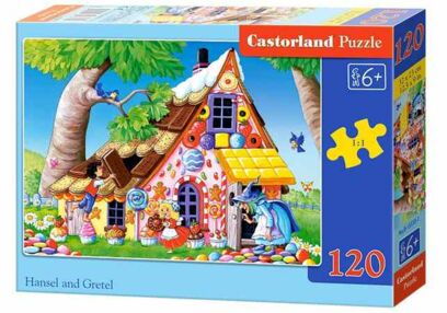 пазли castorland 120 елементів Ганзель і Гретель артикул 13333