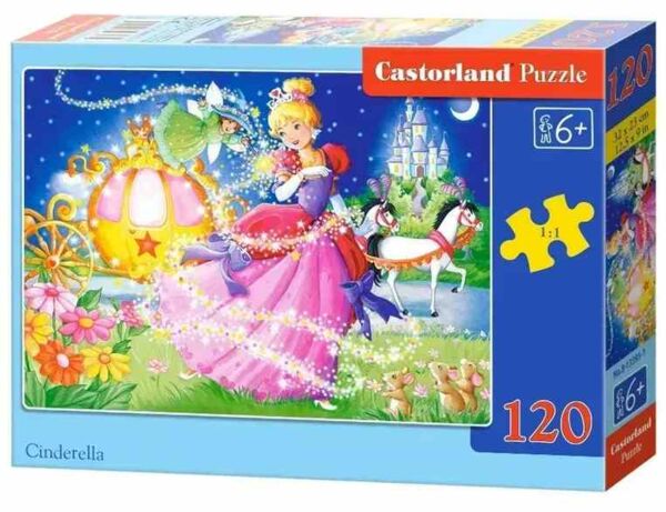 пазли castorland 120 елементів попелюшка артикул 13395 Ціна (цена) 89.10грн. | придбати  купити (купить) пазли castorland 120 елементів попелюшка артикул 13395 доставка по Украине, купить книгу, детские игрушки, компакт диски 0