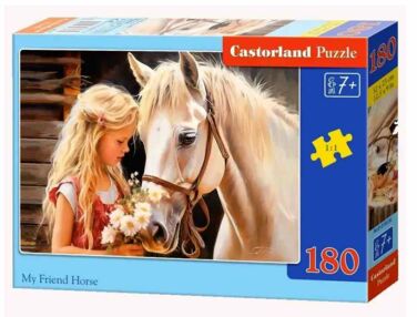 пазли castorland 180 елементів мій друг кінь артикул 018536