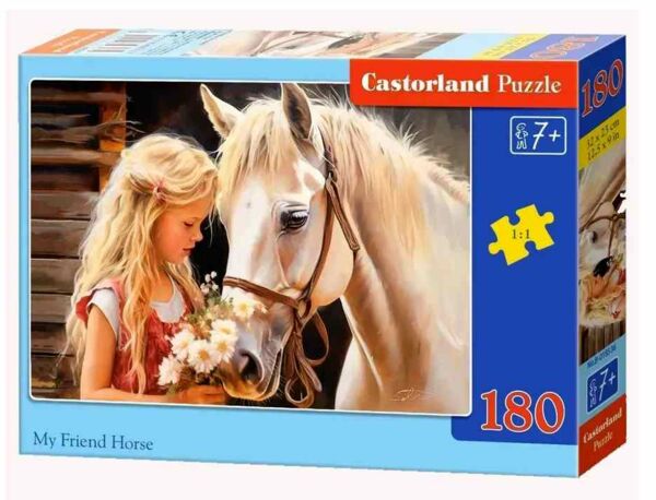 пазли castorland 180 елементів мій друг кінь артикул 018536 Ціна (цена) 110.50грн. | придбати  купити (купить) пазли castorland 180 елементів мій друг кінь артикул 018536 доставка по Украине, купить книгу, детские игрушки, компакт диски 0