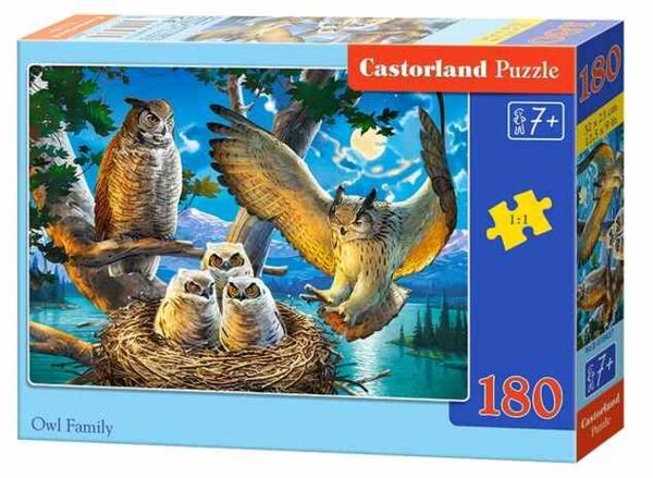 пазли castorland 180 елементів родина сов артикул 018437 Ціна (цена) 110.50грн. | придбати  купити (купить) пазли castorland 180 елементів родина сов артикул 018437 доставка по Украине, купить книгу, детские игрушки, компакт диски 0