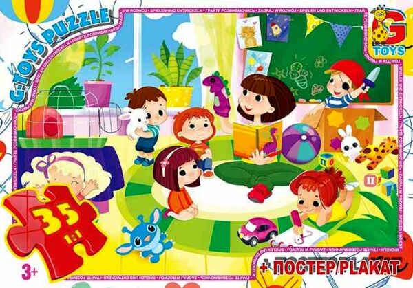 ИД Пазли 35 ел midi G-Toys GF09 Вчимося з задоволенням.Дитячий садочок Ціна (цена) 65.60грн. | придбати  купити (купить) ИД Пазли 35 ел midi G-Toys GF09 Вчимося з задоволенням.Дитячий садочок доставка по Украине, купить книгу, детские игрушки, компакт диски 0