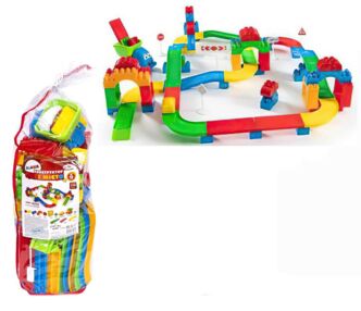 Конструктор №3 Старе місто 116 деталей у вініловому тубусі 115/23