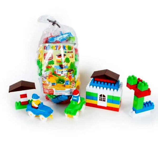 Конструктор №3 132 деталей у вініловому тубусі 115/10 Ціна (цена) 274.31грн. | придбати  купити (купить) Конструктор №3 132 деталей у вініловому тубусі 115/10 доставка по Украине, купить книгу, детские игрушки, компакт диски 0