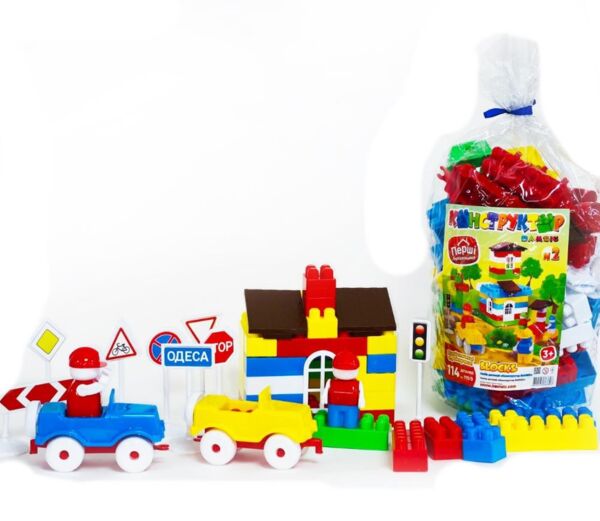 Конструктор №2 114 деталей у вініловому тубусі 115/9 Ціна (цена) 225.44грн. | придбати  купити (купить) Конструктор №2 114 деталей у вініловому тубусі 115/9 доставка по Украине, купить книгу, детские игрушки, компакт диски 0