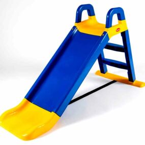 Гірка для катання дітей синьо жовта довжина спуску 140 см 147 х 60 х 80 0140/03