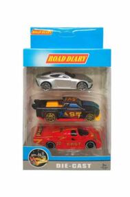 Набір машин металевих 3 штуки 4 види 699-03S