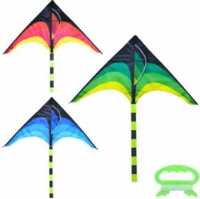 Повітряний змій ширина 160 см довжина 80 см хвіст 400 см 3 кольори MR 1503