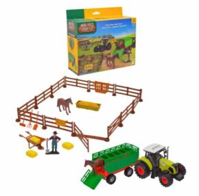 Трактор з причепом фігурки інструменти 550-4K