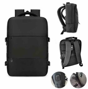 Рюкзак CX136-006 чорний 42х30х10см поліестер "California" Рюкзак CX136-006 чорний 42х30х10см поліестер "California"