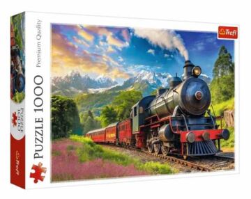 пазли 1000 елементів Подорож поїздом Trefl 10929