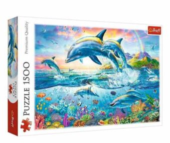 пазли 1500 елементів дельфіни Trefl 26162