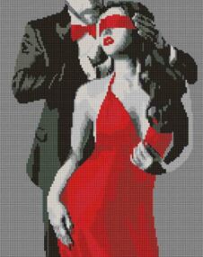 Алмазна мозаїка 40х50 АМО8177 Колір пристрасті "Ідейка"