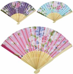 Віяло квіти мікс кольорів YG0191