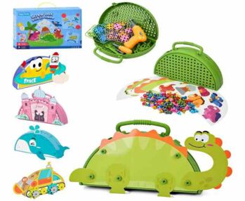 Мозаїка 2 в 1 валіза ігрове поле 5 видів LG188223-208 Мозаїка 2 в 1 валіза ігрове поле 5 видів LG188223-208