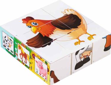 Кубики Свійські тварини 0411 Кубики Свійські тварини 0411