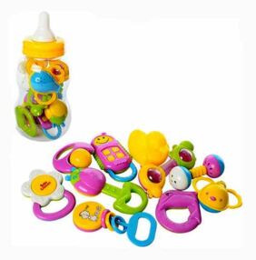 Брязкальце у колбі 3 кольори 3838А-34