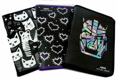 Папка пластикова а4 на блискавці МАХІ в асортименті Папка пластикова а4 на блискавці МАХІ в асортименті