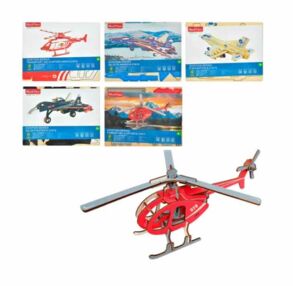 Деревяні пазли повітряний транспорт 5 видів K-21811-2-3-4