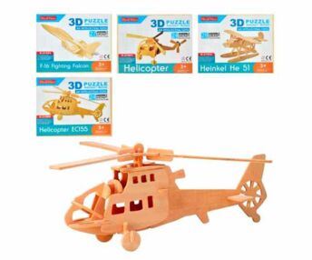 Деревяні пазли повітряний транспорт від 24 до 32 деталей 4 види K-21801-2-3-4-6-9