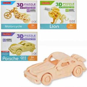 Деревяні пазли транспорт від 11 до 42 деталей мікс видів K-31801-2-3-4-5-6-8