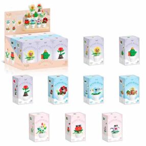 Конструктор квітка в горщику від 90 деталей 9 видів  P2307